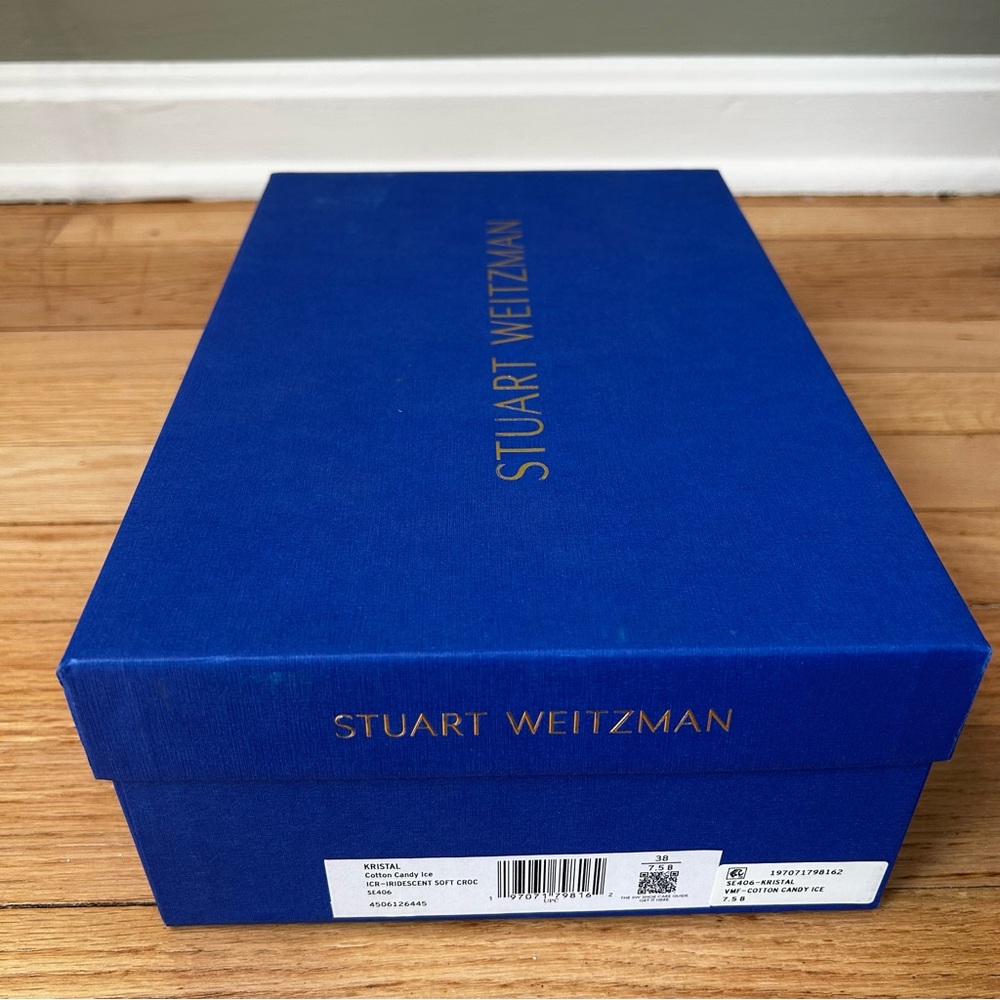 NWB Stuart Weitzman Women's Kristal Sandals pink heels size 38 7.5B - Picture 13 of 15